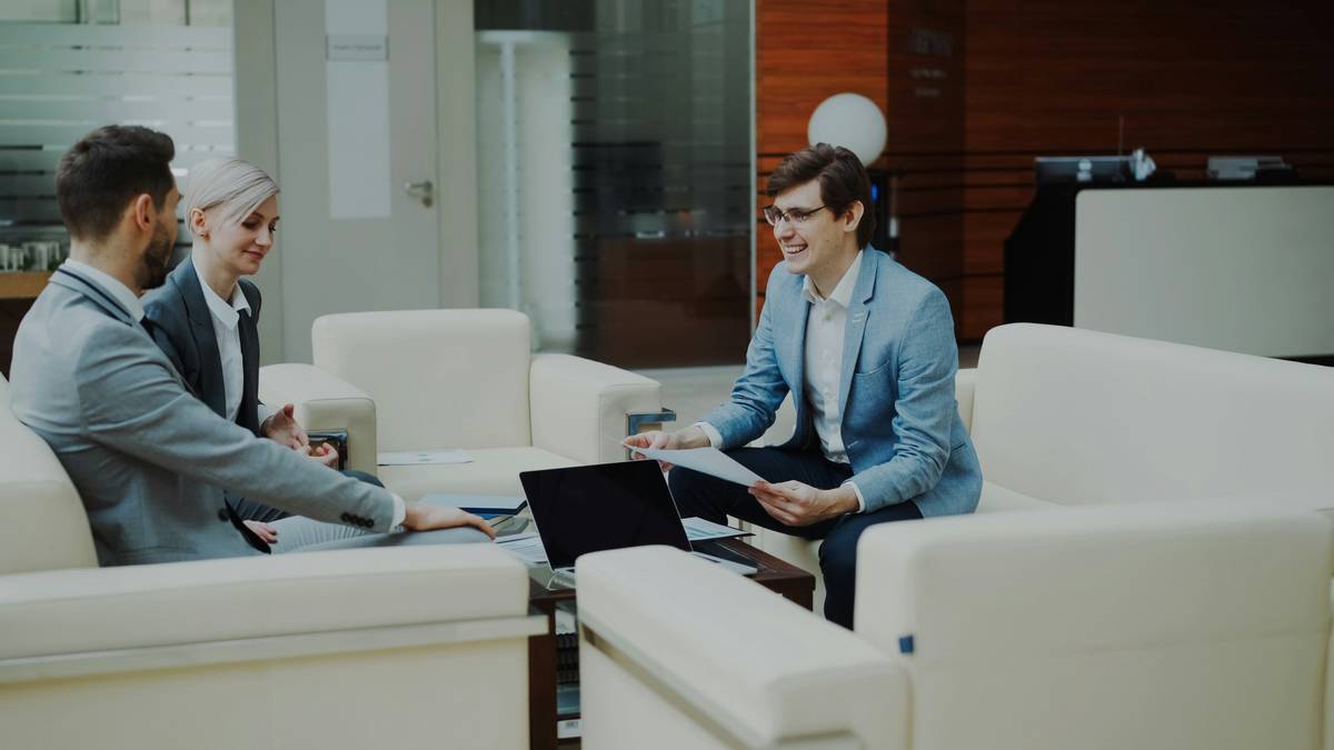 Business professional reviewing financial controls dashboard showing internal auditing services benefits